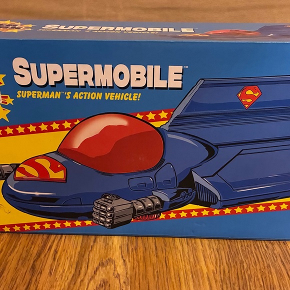 DC Comics Superman Toys Bundle Spin Master Action Figure Super Powers Vehicle. - Picture 7 of 9